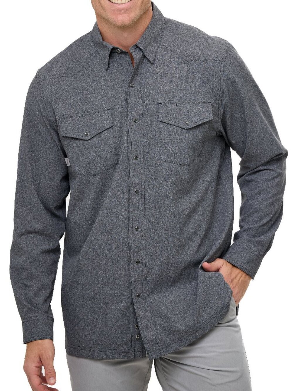 GameGuard Caviar Pearl Snap Shirt | Long Sleeve